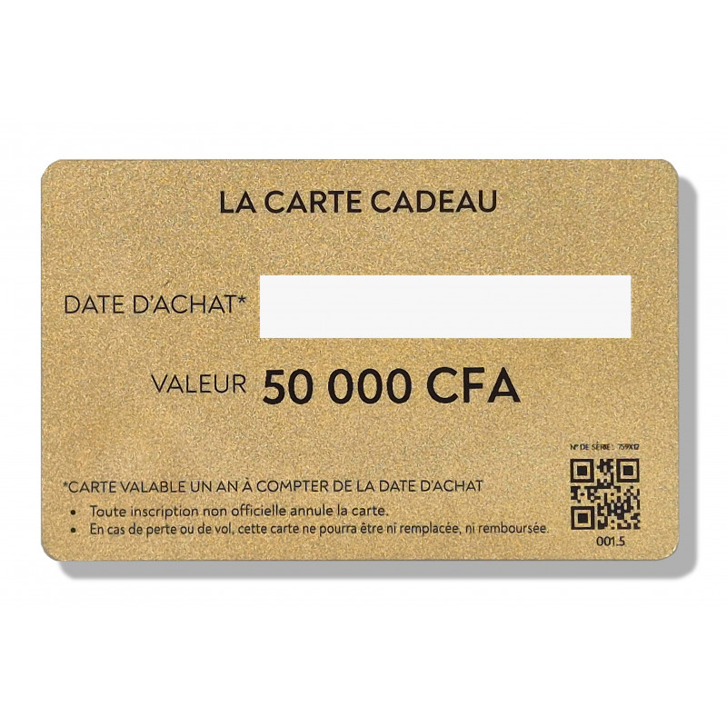 Carte or ou argent Personnalisable - Reference : PVCorar_1