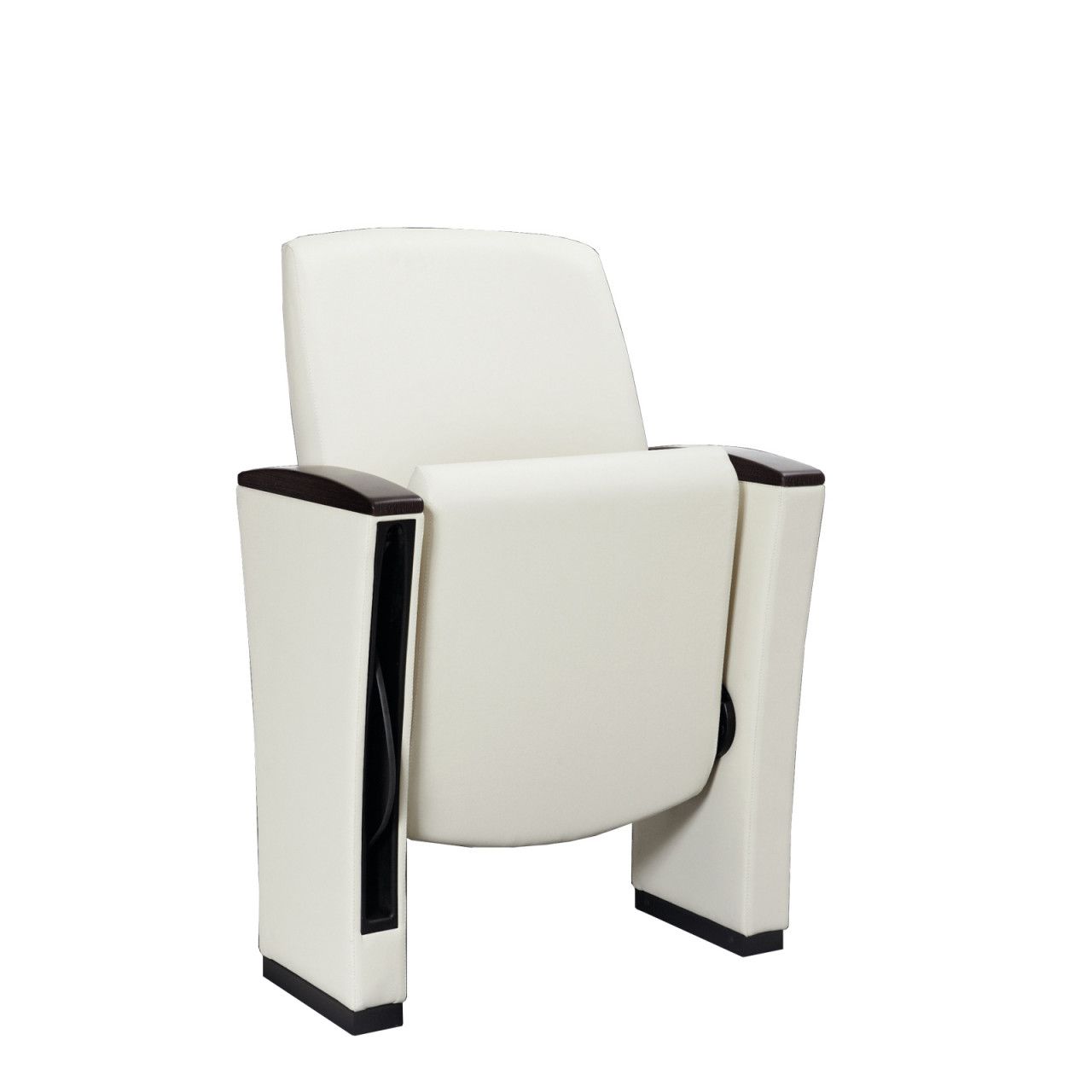 Fauteuil pour salles de conférence, spectacle, cinéma, amphithéâtres - Concerto avec rembourrage en polyuréthane et options pratiques_1