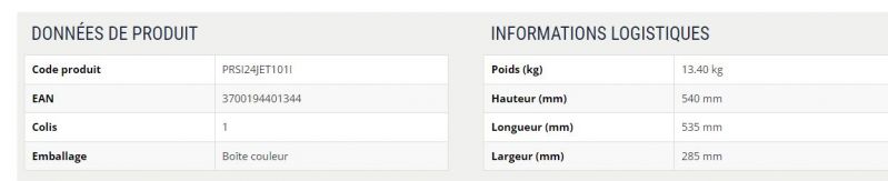 Pompe surpresseur - Ribimex - Surjet inox 970W avec cuve inox et pompe auto-amorçante_1