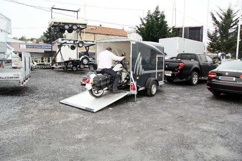 Remorque fermée - debon - cargo 1300 p2 gris fonce_1