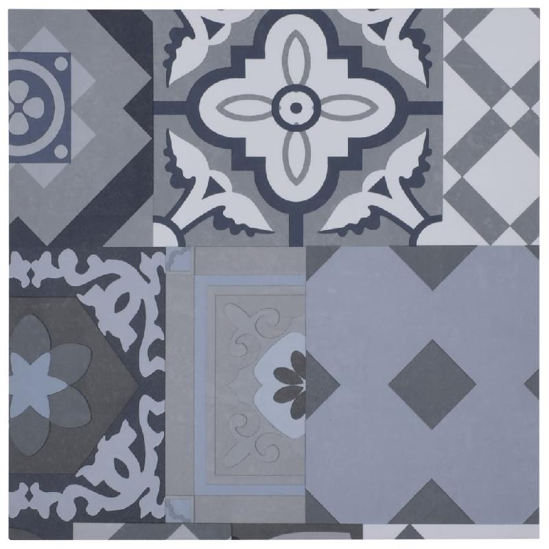 Vidaxl planche de plancher autoadhésif pvc 5,11 m² motif coloré 146613_1