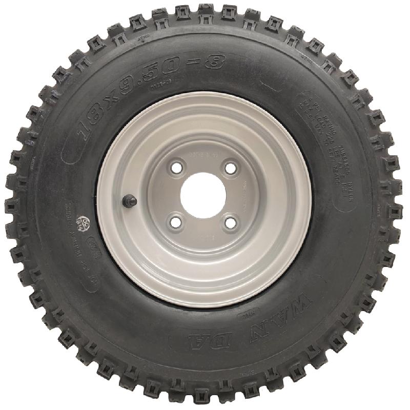 18x9.50-8 Twin Axle ATV Quad Trailer Kit 4 Knobby Wheels AL-KO Hub  Stub 408kgs_1