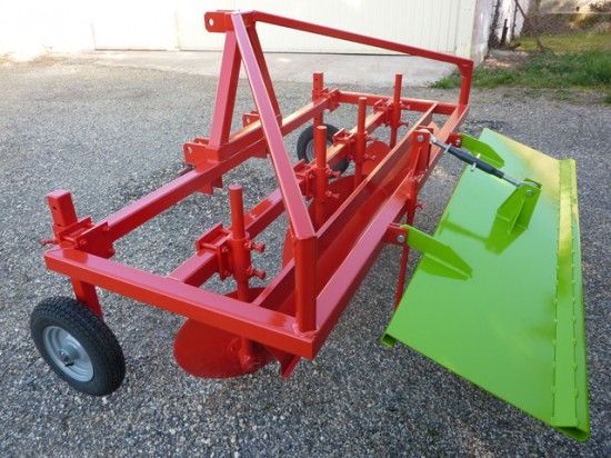 Butteuse pomme de terre à disques 2 ou 3 rangs ou plus - sicam - attelage par chapes ou par pitons_1