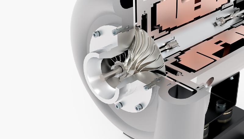 Compresseur turbo série T - 150 à 220 kW - Très haute densité énergétique et sans huile_1