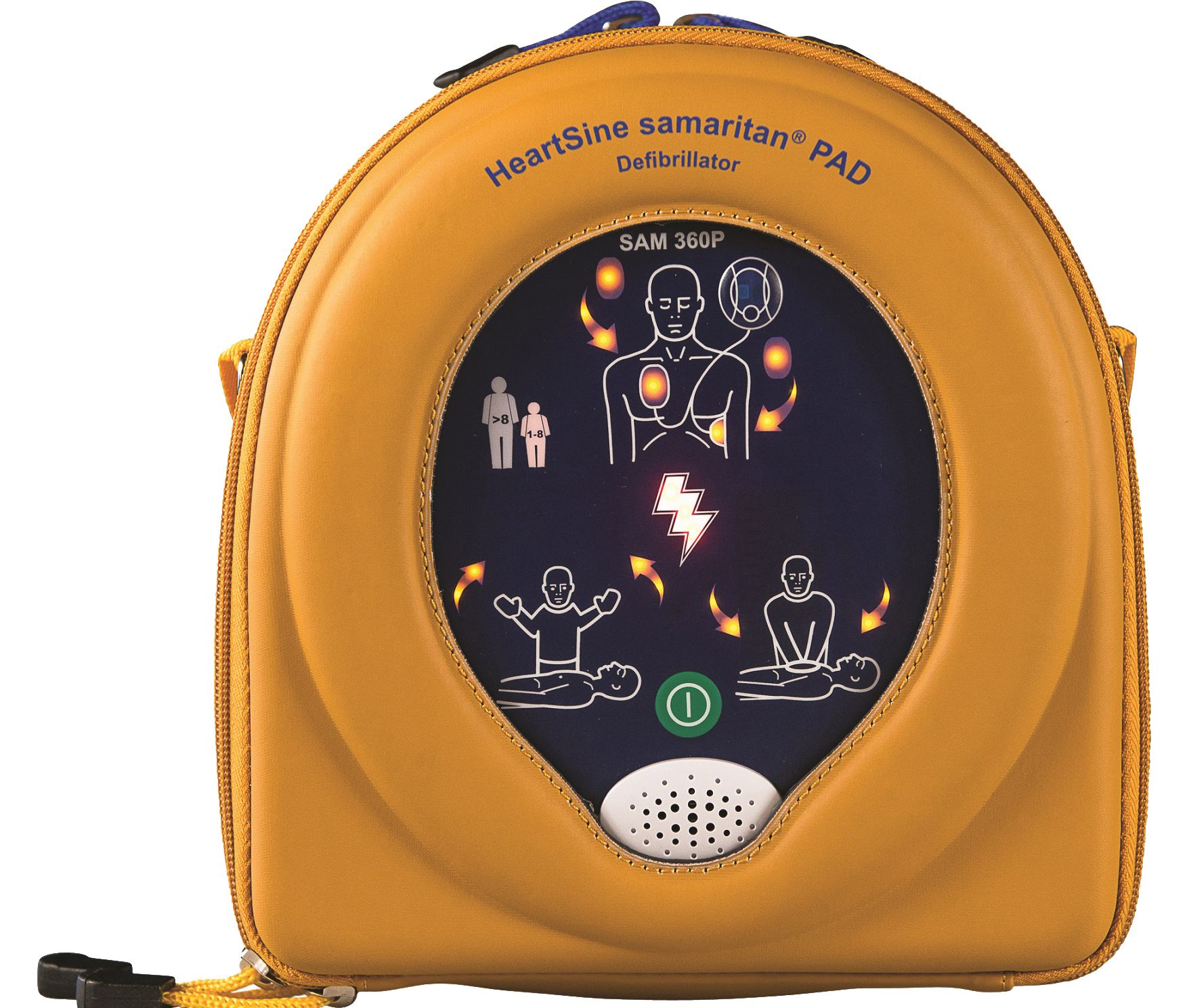 Défibrillateur Heartsine Samaritan 360P - Kit complet avec électrodes adulte Batterie et trousse de 1ers secours_1