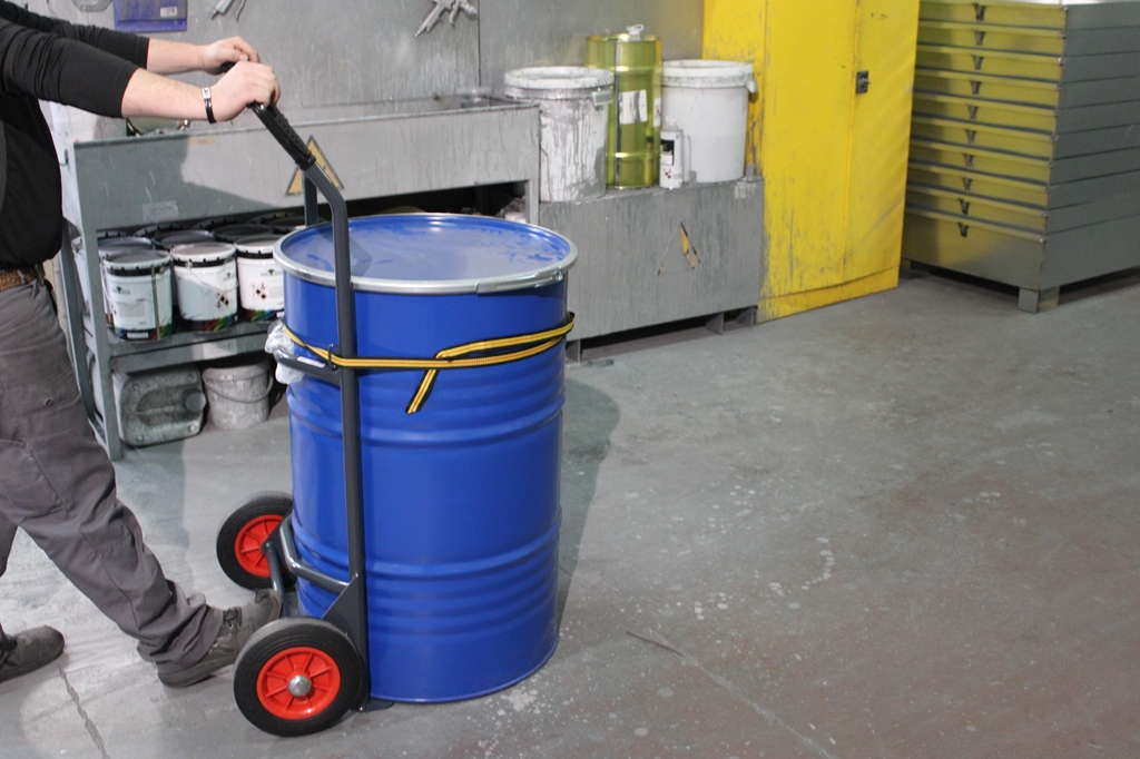 Diable pour fûts métallique et plastique 2 roues - 840/226 - DELAHAYE INDUSTRIES_1