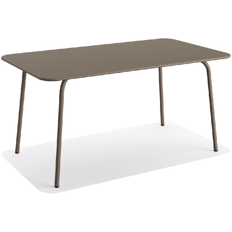 Shine - Table de terrasse rectangulaire Cappuccino_1