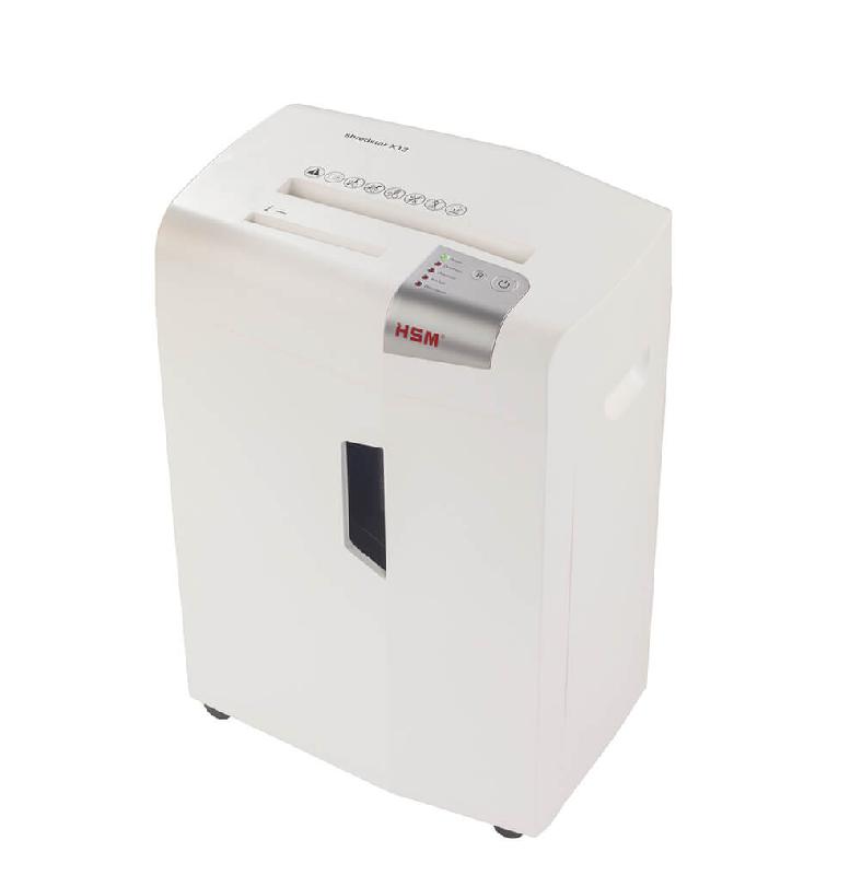 Destructeur de papier professionnel HSM shredstar X13 - coupe 4 x 37mm + bloc de coupe séparé CD - cylindres en acier trempé_1