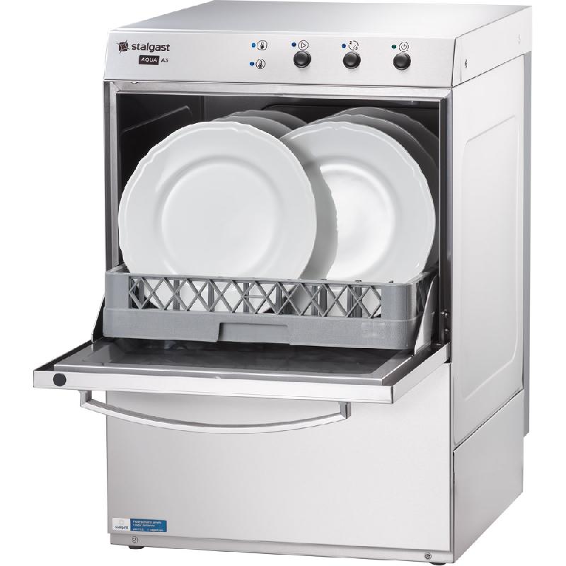 Lave-vaisselle mécanique casier 500 x 500 - Sans pompe de vidange - Avec doseur détergent | Stalgast 801506_1