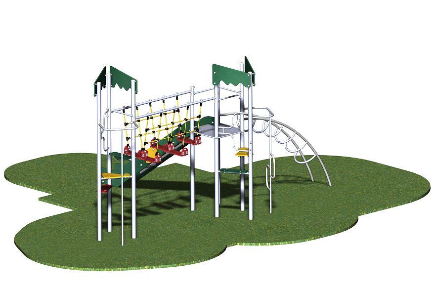 Structure de jeux 2 tours - Gamme Acrobatics - AC21501I - Âge minimum 3 ans_1