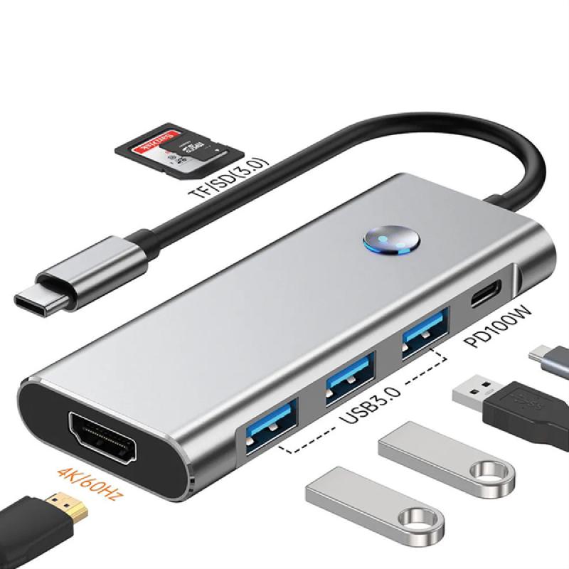 Value station d'accueil usb type c, hdmi 4k60, 3x usb a + type c pd, 1x sd/microsd (tf)_1