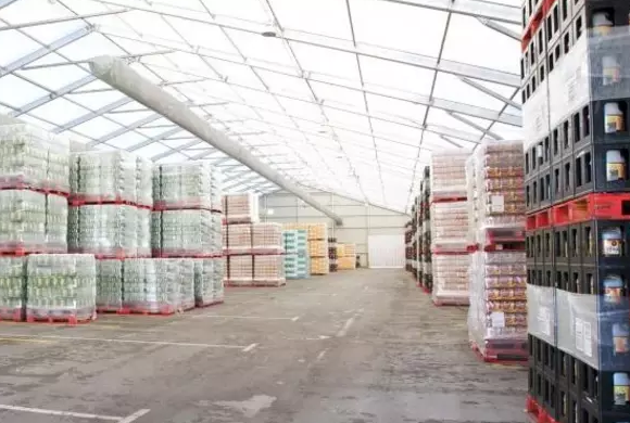 Zone de stockage optimisée pour marchandises ou palettes nues- Easycover_1