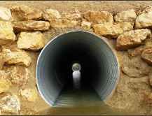 Buse métallique pour le passage inférieur/supérieur sous des voiries circulées_1