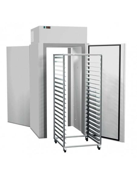 Chambre froide positive sans sol avec monobloc plafonnier - Référence: CHF132-S/SOL_1