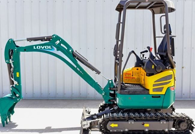 Mini pelle LOVOL FR18E-U avec moteur YANMAR 11.5Kw