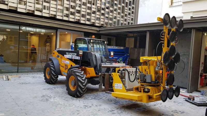 Multi-élévateur à ventouses STGA4 - Charge 500 à 1500kg - Basculement hydraulique et rotation motorisée_1