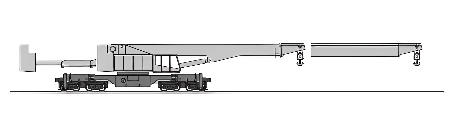 Multi tasker 1000 grue ferroviaire - kirow - 100 à 150 t_1
