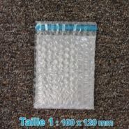 Sachet en plastique - enveloppe bulle - format extérieur 100 x 120 mm - qualité supérieure et 100 % recyclable_1