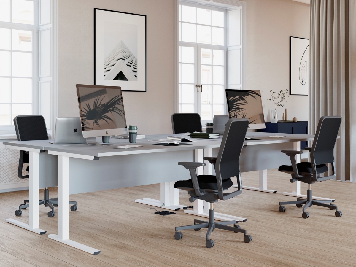 Bureau open space administratif contemporain - LOG IN - design adaptable et finitions variées_1