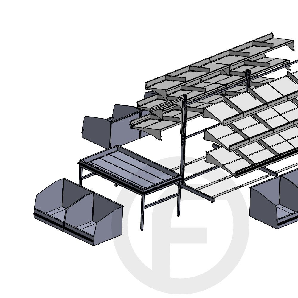 Présentoir de produits fruits et légumes - Mobilier sur mesure pour magasin ou boutique_1