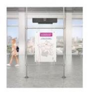 Affiche en pvc souple dos gris_1