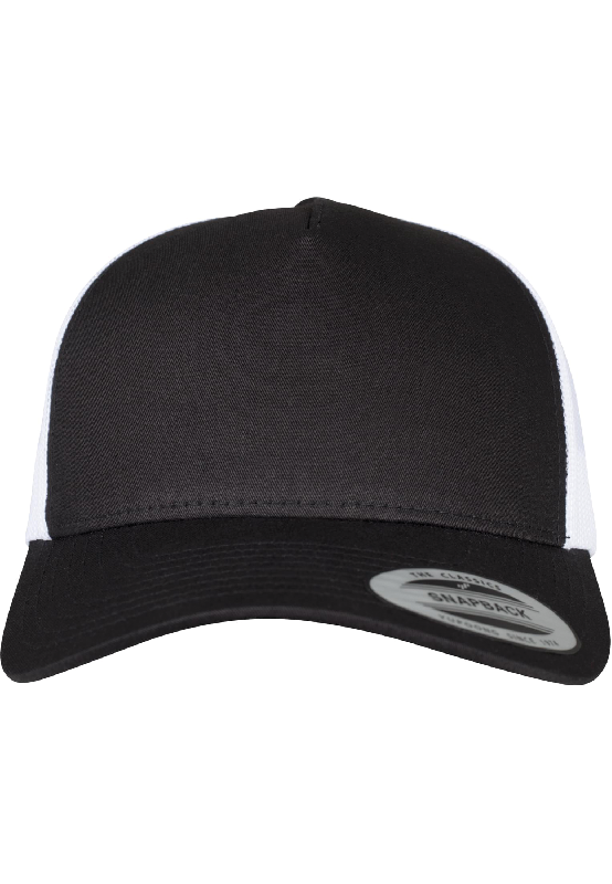 Casquette trucker rétro bicolore - Réf: FL6506T - FLEXFIT - 5 panneaux - Snapback_1