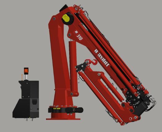 Ml510l.4h   fly jib grue auxiliaire - maxilift - pression max d ...