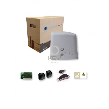 Motorisation pour portail coulissant - Kit 433ER - intégré - jusqu'à 300 kg - 24 Vdc - utilisation intensive_0