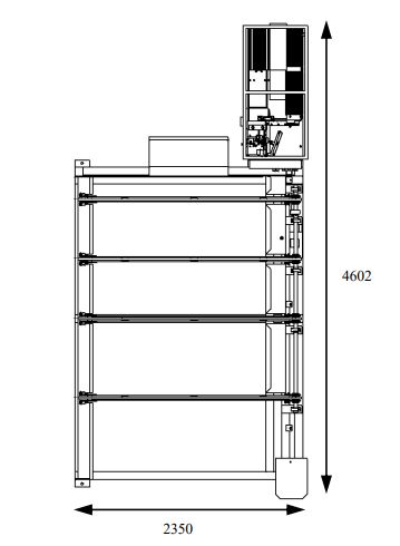 R 300 num - Machine pour palettes - Platon - Tronçonnage des dés - Hauteur : 1730 mm_1