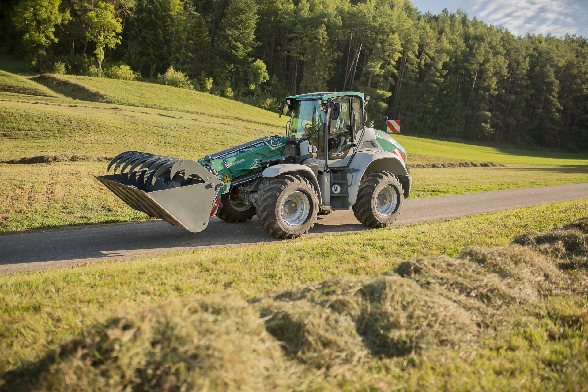 Chargeuse télescopique Kramer KL55.8T - 9 à 11 tonnes avec cinématique en Z et moteurs Deutz_1
