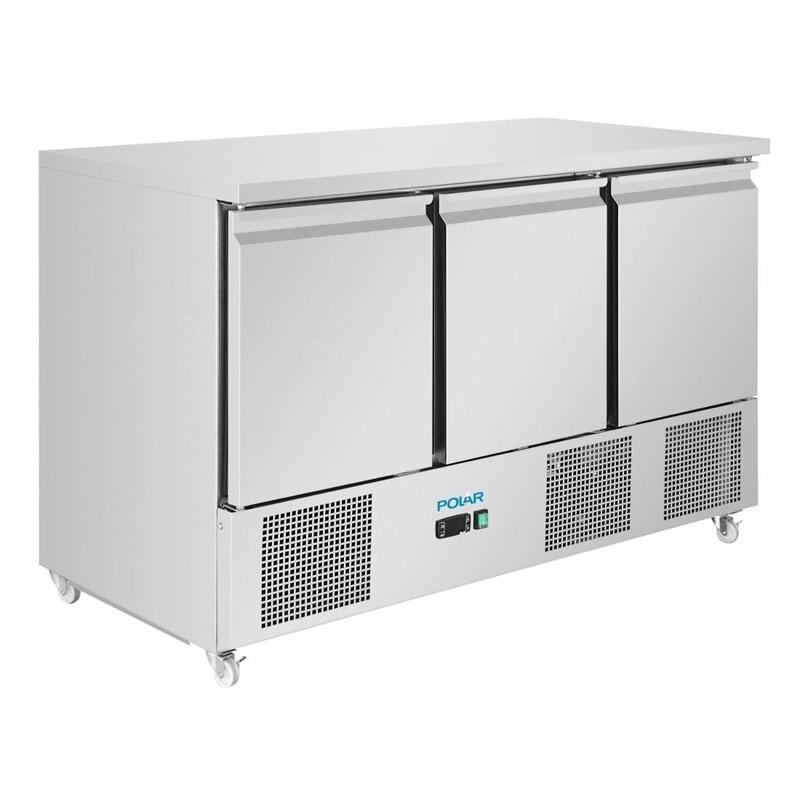 Comptoir à salade froid ventilé Série U 3 portes UA090 Polar_1