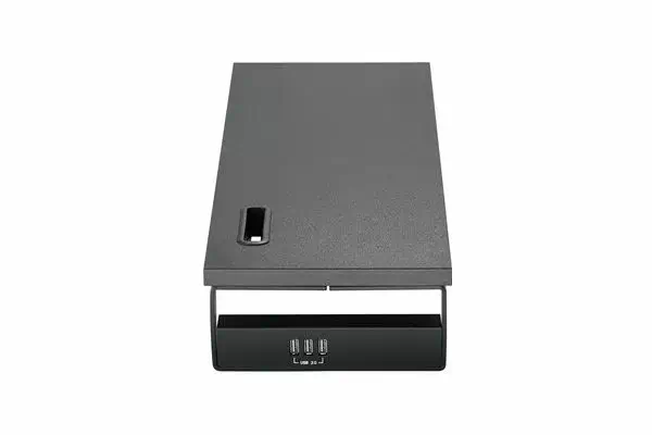 Dacomex DS-32-USB Support de livres Laptop et bras pour écran Noir_1