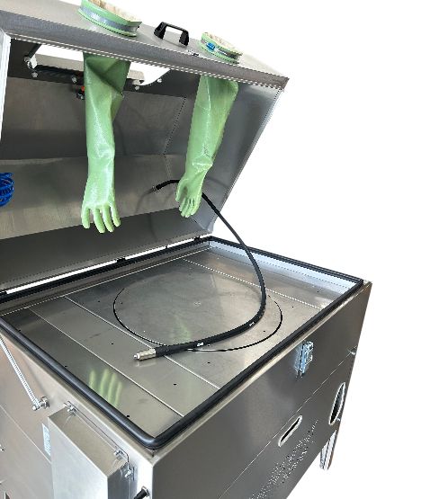 Fontaine de degraissage manuel à haute pression avec plateau rotatif | Laborex_1