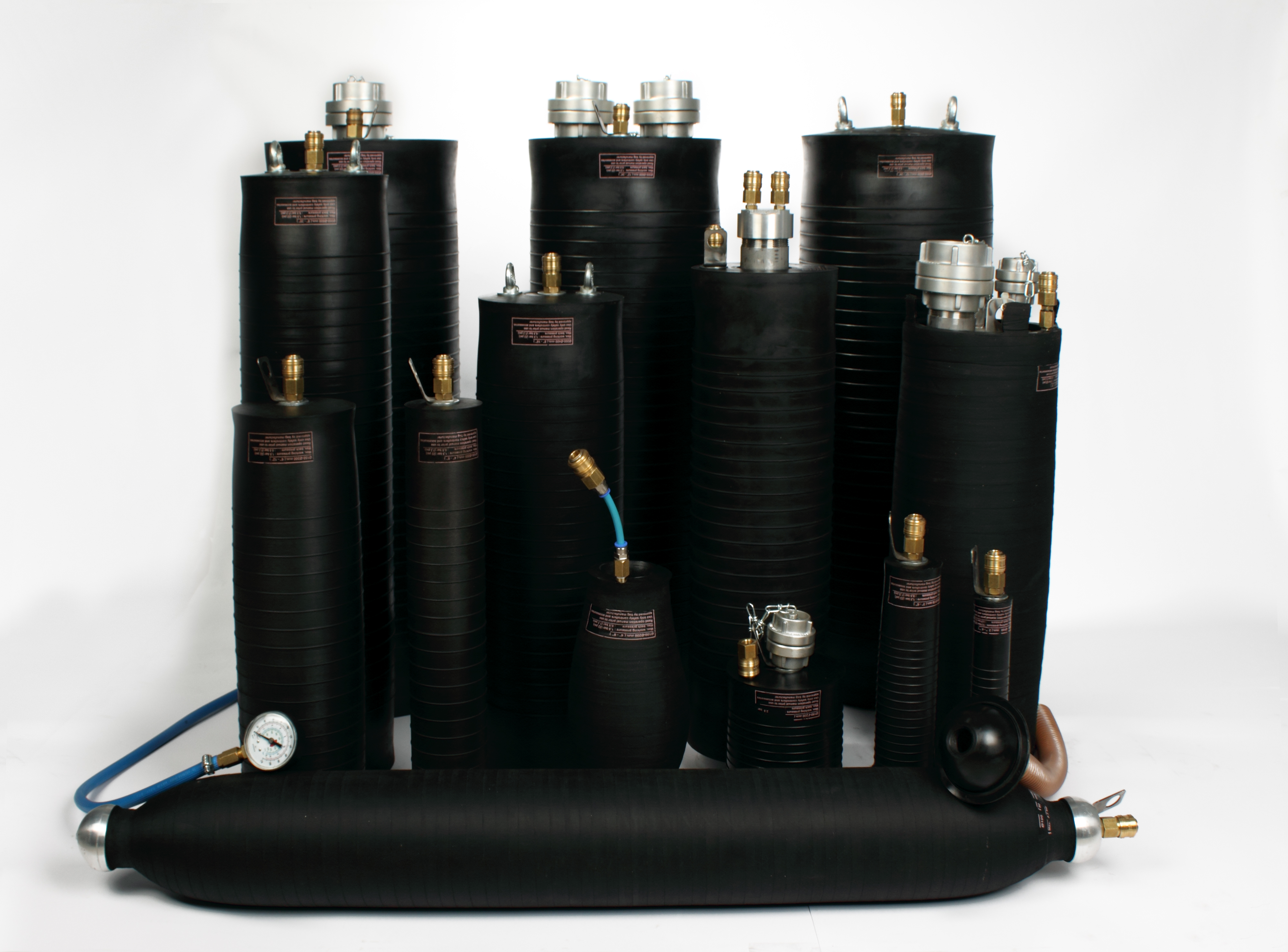 Obturateur de canalisation - simple - 35 à 1500 mm - en stock permanent - caoutchouc NR-SBR renforcé Kevlar_0