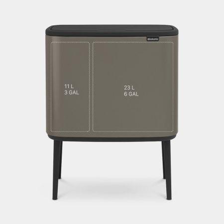 Poubelle Brabantia Bo Touch Bin - 23 + 11 litres - Platinum UGS316142_1