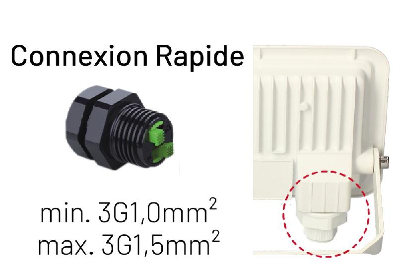 Projecteur mural Kreon 2 - IP65, 30W, 4000K, 3000lm, blanc_1