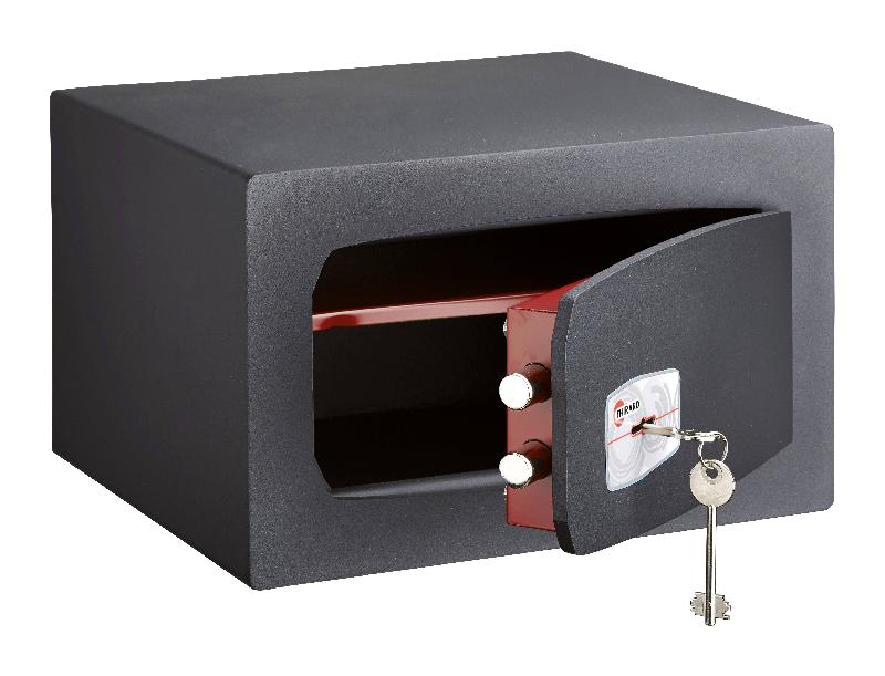 Coffre-fort Frontenac 2 - 2 pênes - serrure de sécurité double panneton - finition époxy noir - garantie 5 ans_1