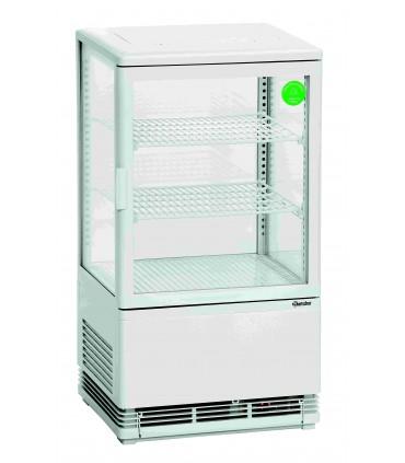 Mini vitrine réfrigérée 58l blanche , pour chr, traiteurs, boulangeries, pâtisseries et chocolateries -réf. 700258g bartscher_1
