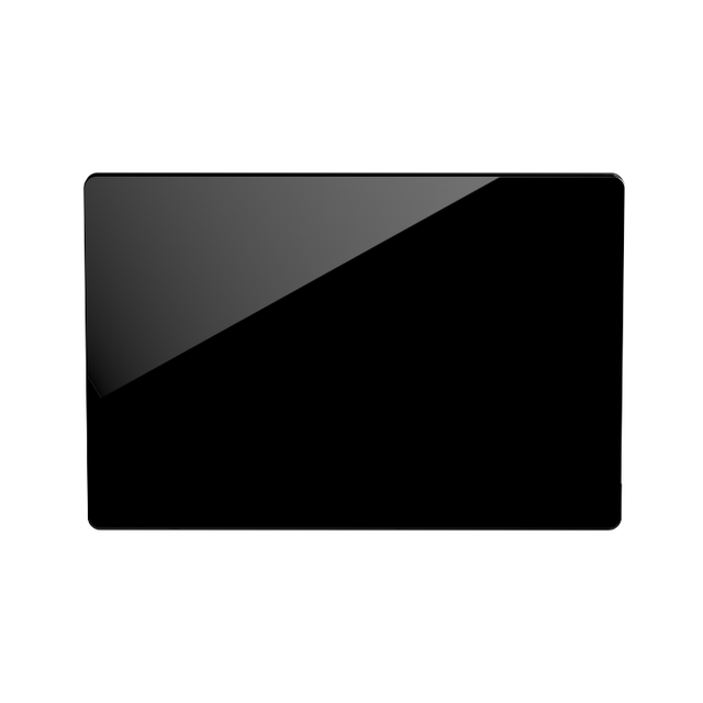 CAMPAVER Nativ Radiateur connecté Horizontal 1000W Verre massif Noir astrakan - Intuis - K161123_1