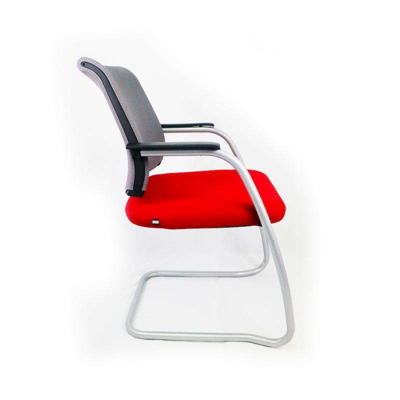 Chaise de conférence visiteur luge colorée Sedus d'occasion - design moderne et confortable_1