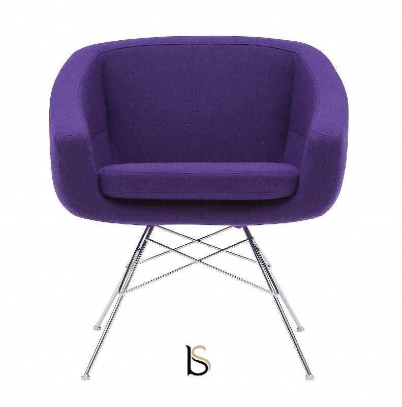 Fauteuil AIKO - Softline - Feld Mauve 581_1