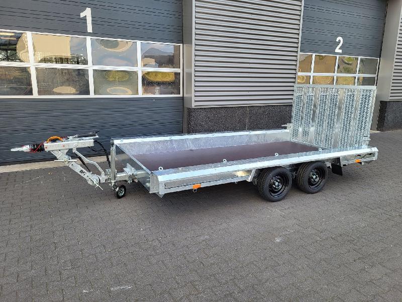 GTM 4m80 x 1m80 Gooseneck porte engin 2 x essieux 1800 kg_1