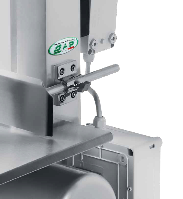 Scie à os - modèle SO SM 1830 - norme CE, plateau inoxydable, tendeur automatique_1