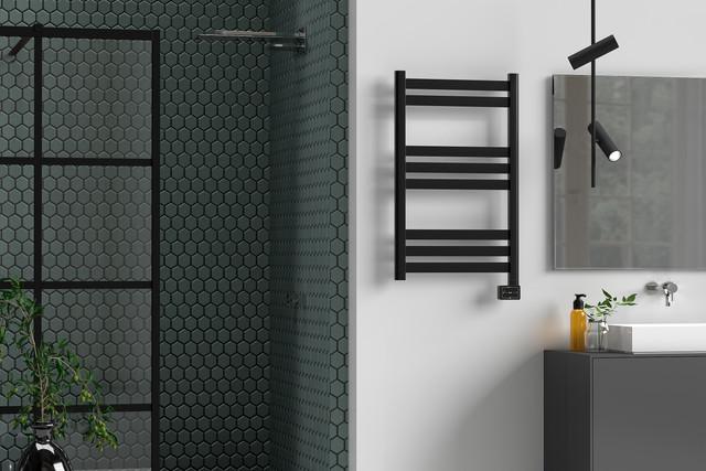 Sèche-serviette OCEAN Wi-Fi 075 Noir - Rointe - TOF075SEB_1