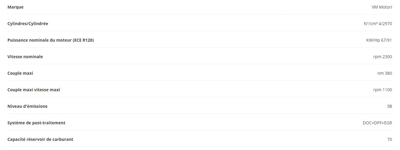 Tracteur agricole versions avec cabine « low profile » super surbaissée de 180 cm - GOLDONI Q100_1