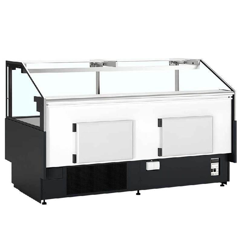 Vitrine comptoir spécial poisson 1875 mm noire -1 à +5 °C | TEFCOLD SOCA-F18790B_1