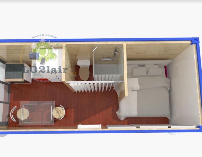 Container d'habitation  de 14m² jusqu'à 300m²_1