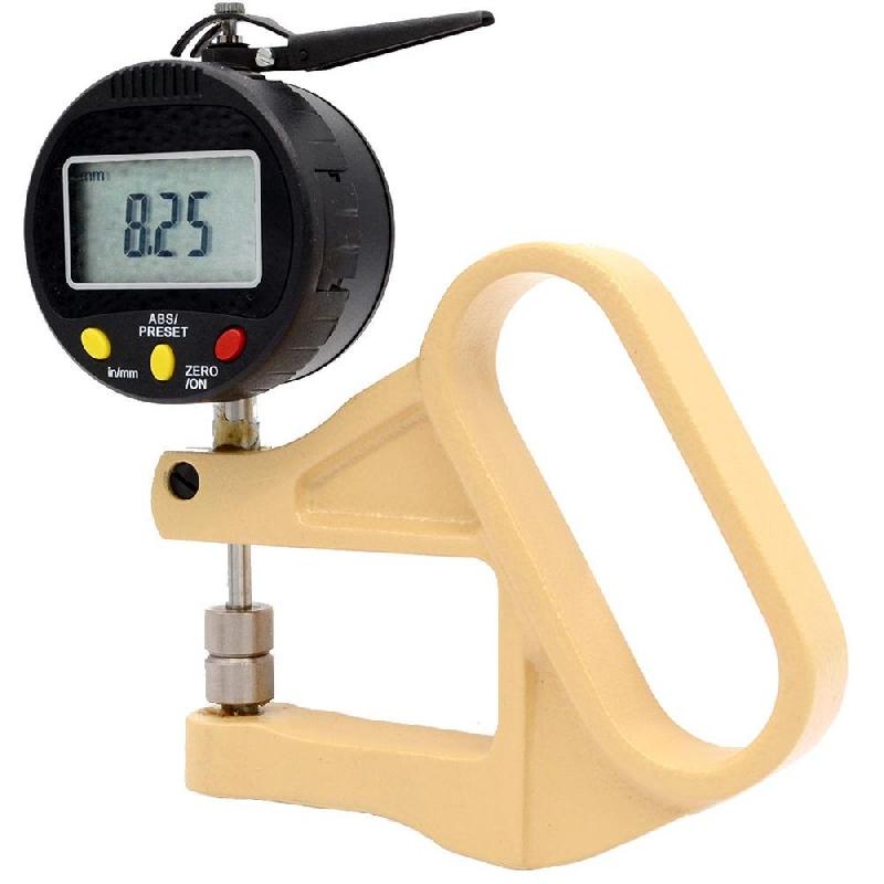 Contrôleur d'épaisseur digital haute qualité - mesure 0-10 mm, lecture 0,01 mm, format adaptable - Référence 131050D_1