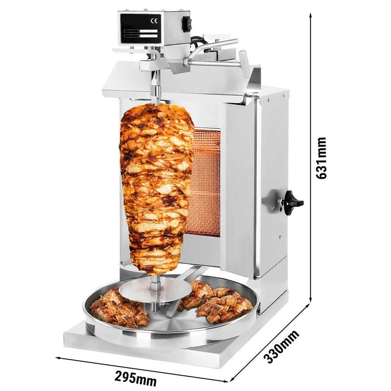 Grill Döner kebab gaz 1 brûleur max 5 kg - moteur en haut_1