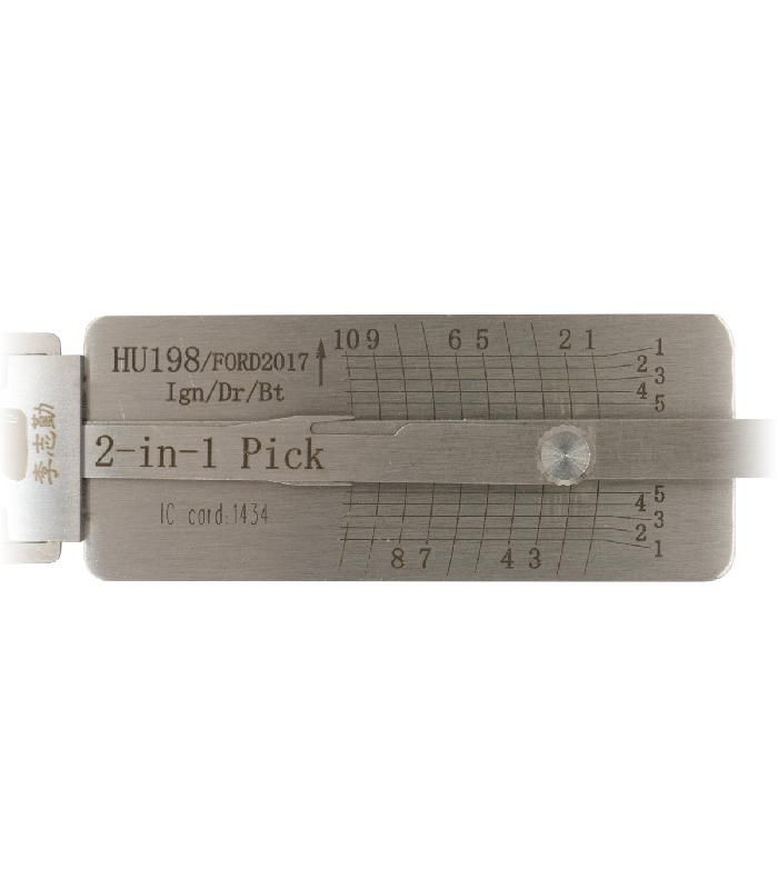 Lishi FORD2017 - Crocheteur et décodeur HU101 pour Ford, Jaguar, Land Rover et Volvo_1